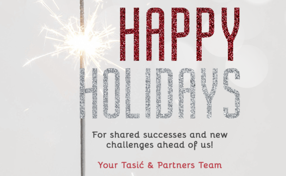 Tasić & Partners Team Vishes You Happy Holidays